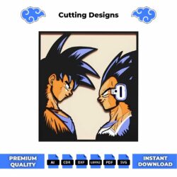 Goku and Vegeta Multilayer